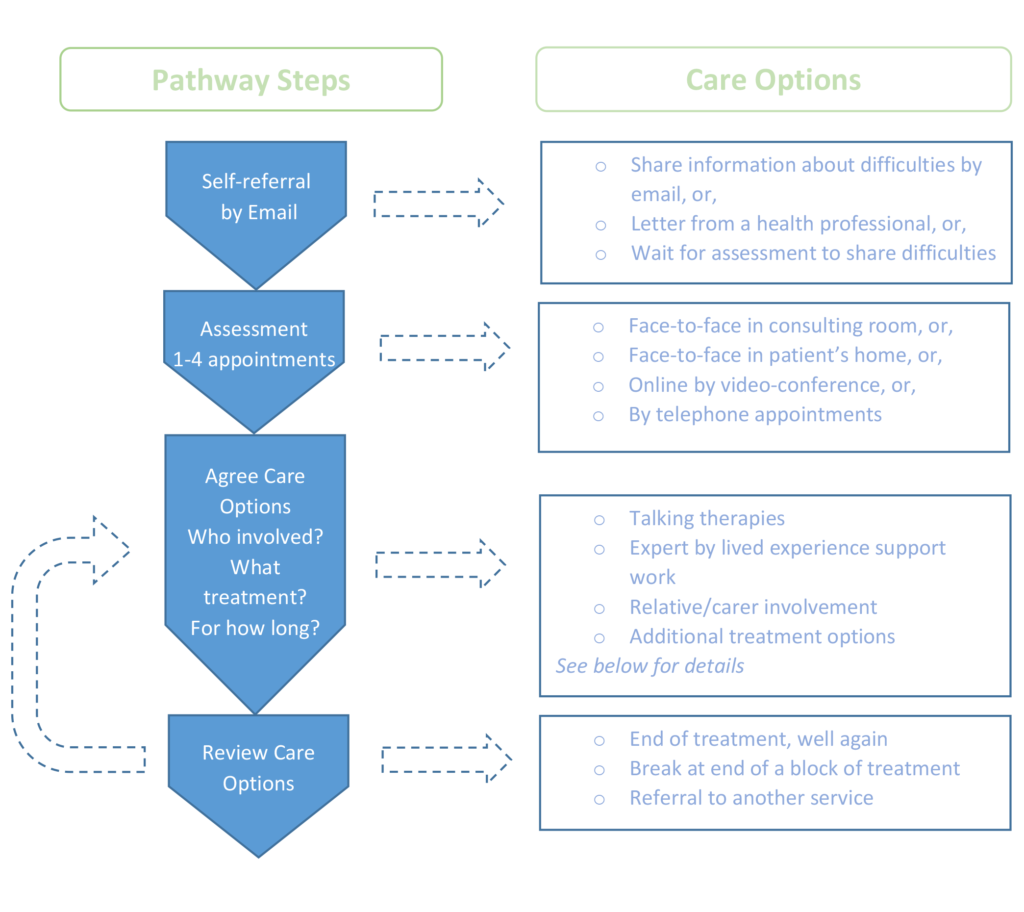 Diagram of referral pathway